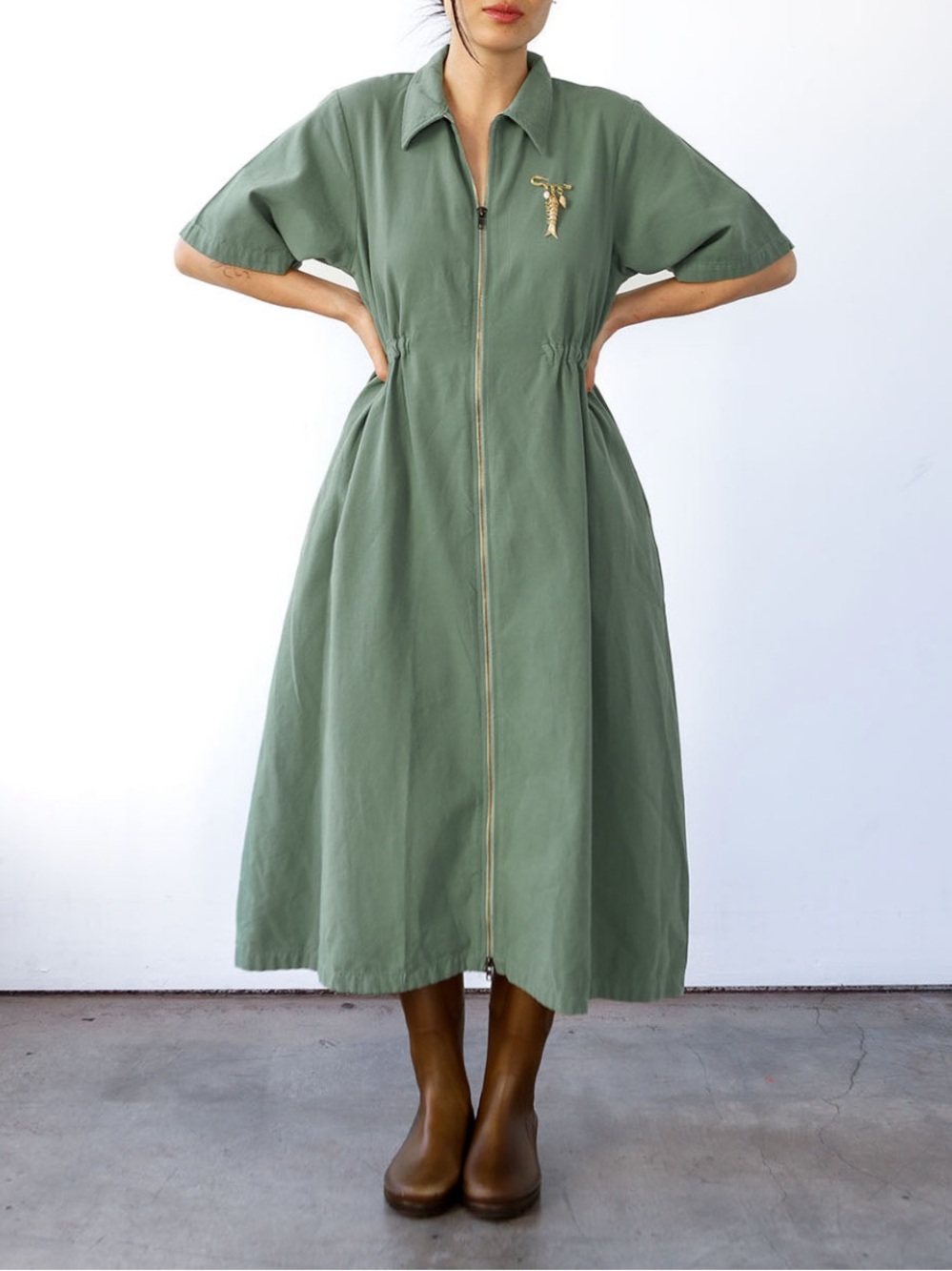 Never worn Noble Long Utility dress 1X - Picture 1 of 1